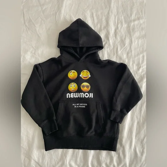 ZARA Black Emoji Hoodie - Picture 2 of 3